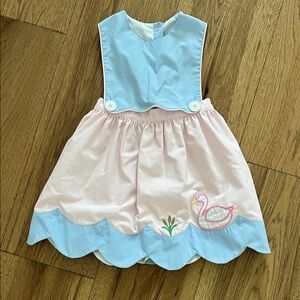 The Beaufort Bonnet Company Blue and Pink dress